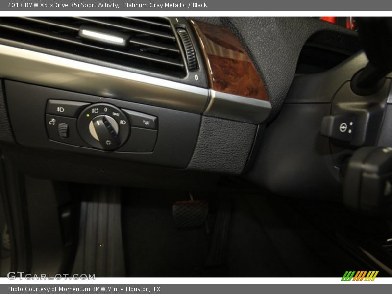 Platinum Gray Metallic / Black 2013 BMW X5 xDrive 35i Sport Activity