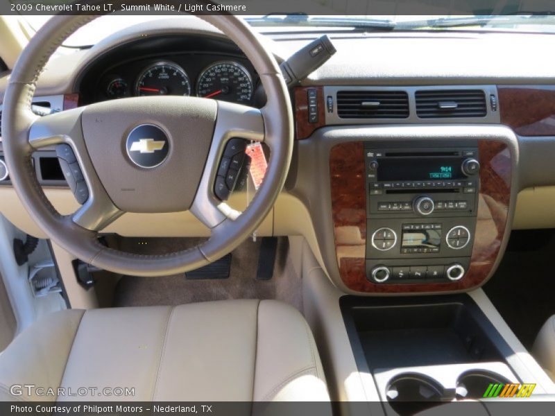 Summit White / Light Cashmere 2009 Chevrolet Tahoe LT