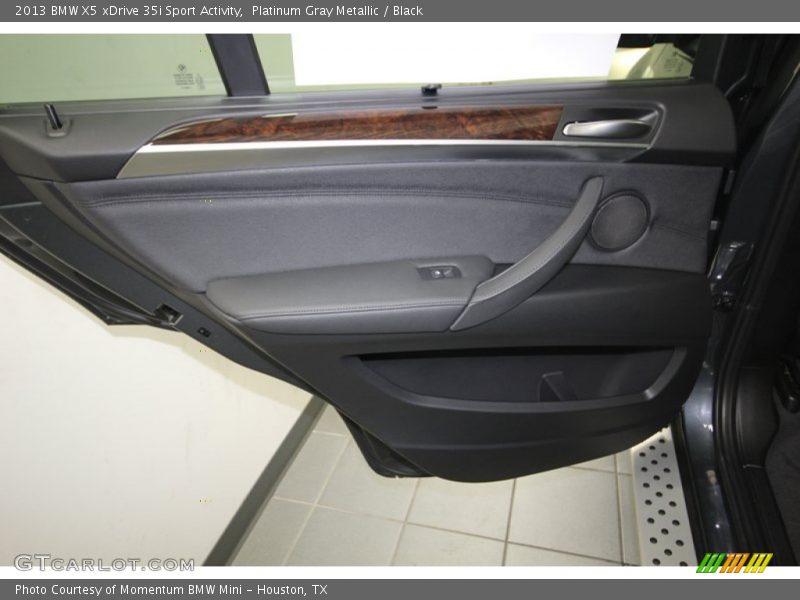 Platinum Gray Metallic / Black 2013 BMW X5 xDrive 35i Sport Activity
