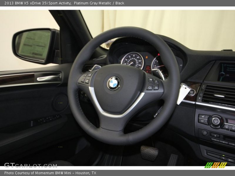 Platinum Gray Metallic / Black 2013 BMW X5 xDrive 35i Sport Activity