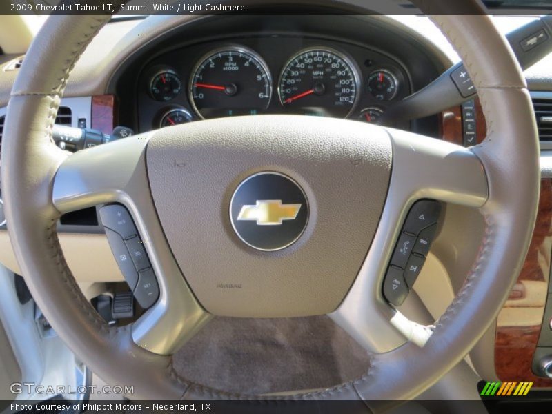 Summit White / Light Cashmere 2009 Chevrolet Tahoe LT