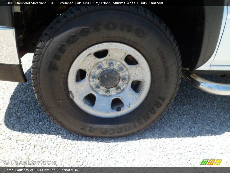 Summit White / Dark Charcoal 2006 Chevrolet Silverado 3500 Extended Cab 4x4 Utility Truck