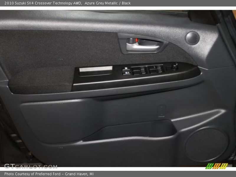 Azure Grey Metallic / Black 2010 Suzuki SX4 Crossover Technology AWD