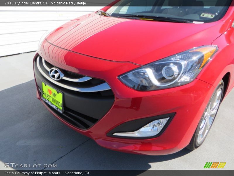 Volcanic Red / Beige 2013 Hyundai Elantra GT