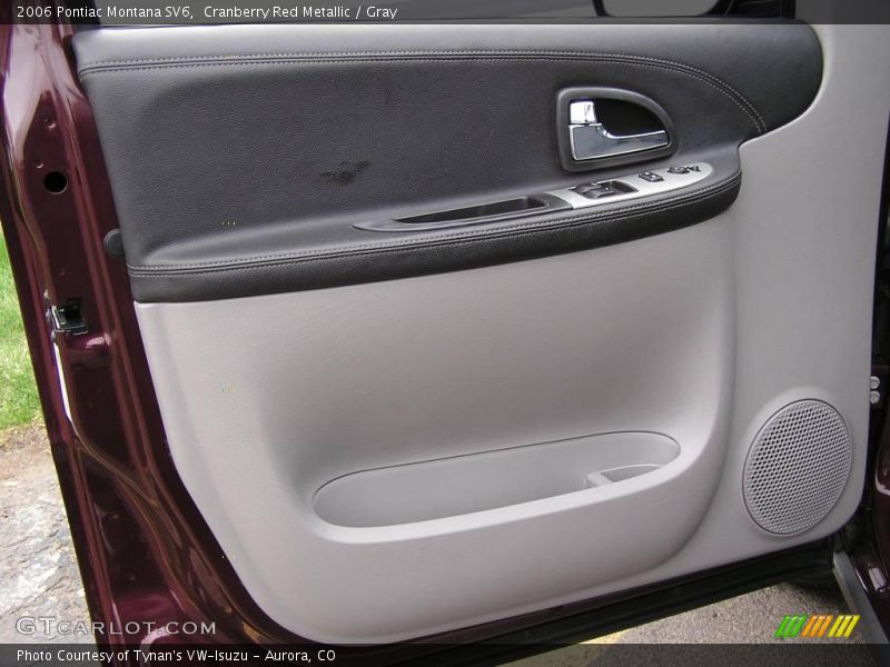 Cranberry Red Metallic / Gray 2006 Pontiac Montana SV6