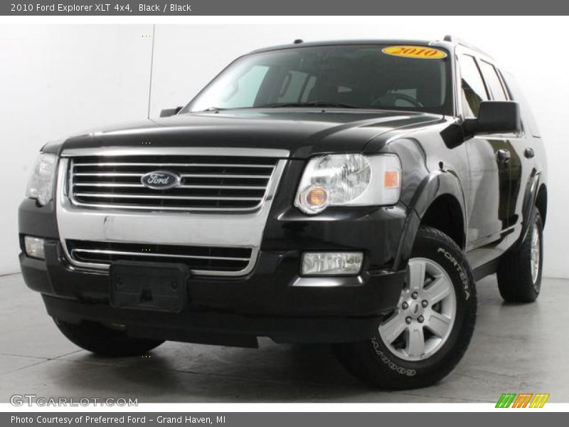 Black / Black 2010 Ford Explorer XLT 4x4
