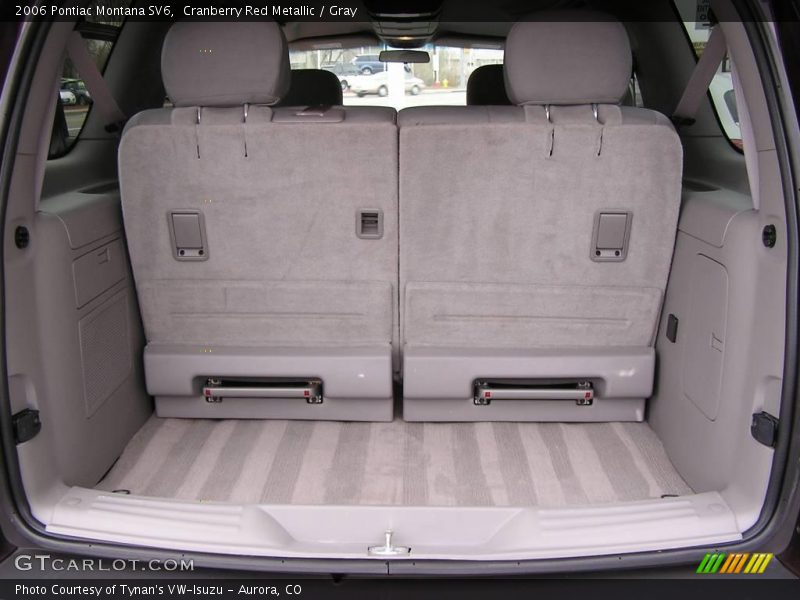 Cranberry Red Metallic / Gray 2006 Pontiac Montana SV6