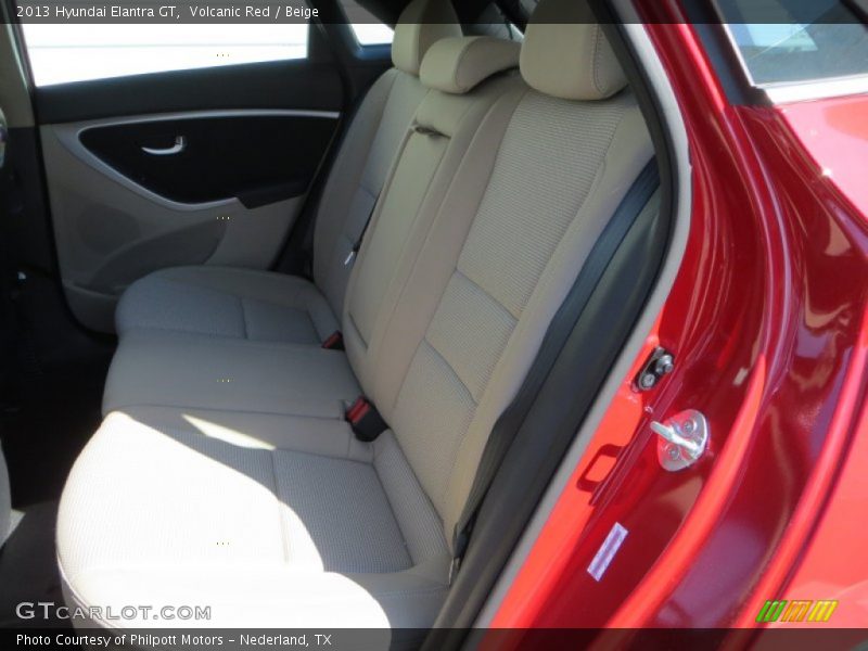 Volcanic Red / Beige 2013 Hyundai Elantra GT