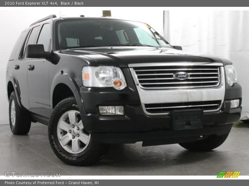 Black / Black 2010 Ford Explorer XLT 4x4
