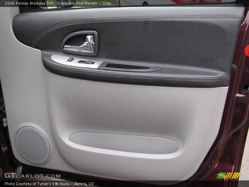 Cranberry Red Metallic / Gray 2006 Pontiac Montana SV6