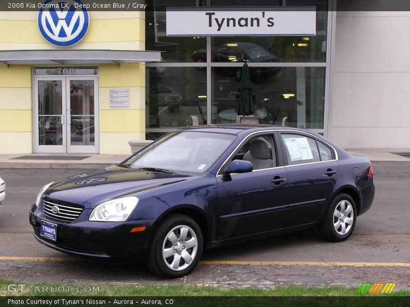Deep Ocean Blue / Gray 2008 Kia Optima LX