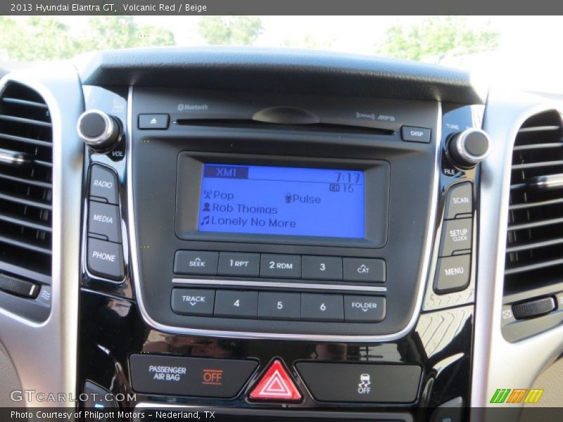 Volcanic Red / Beige 2013 Hyundai Elantra GT