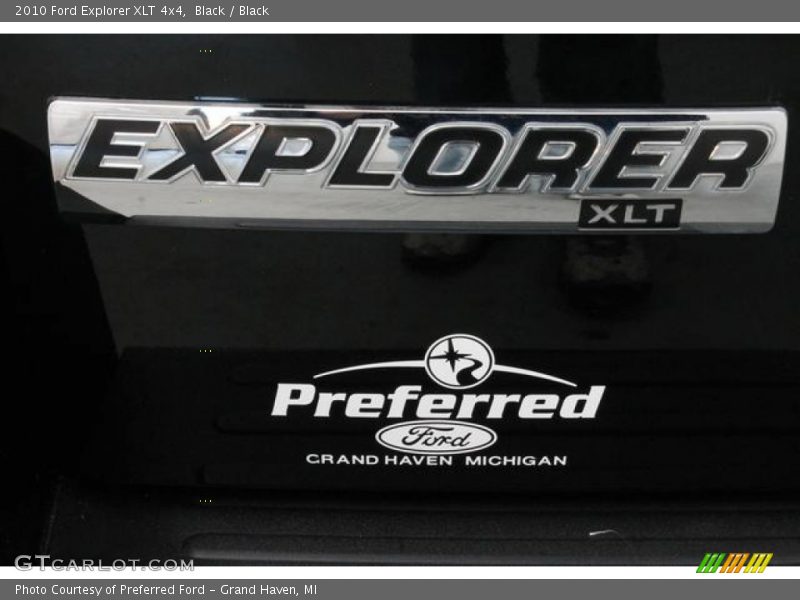 Black / Black 2010 Ford Explorer XLT 4x4