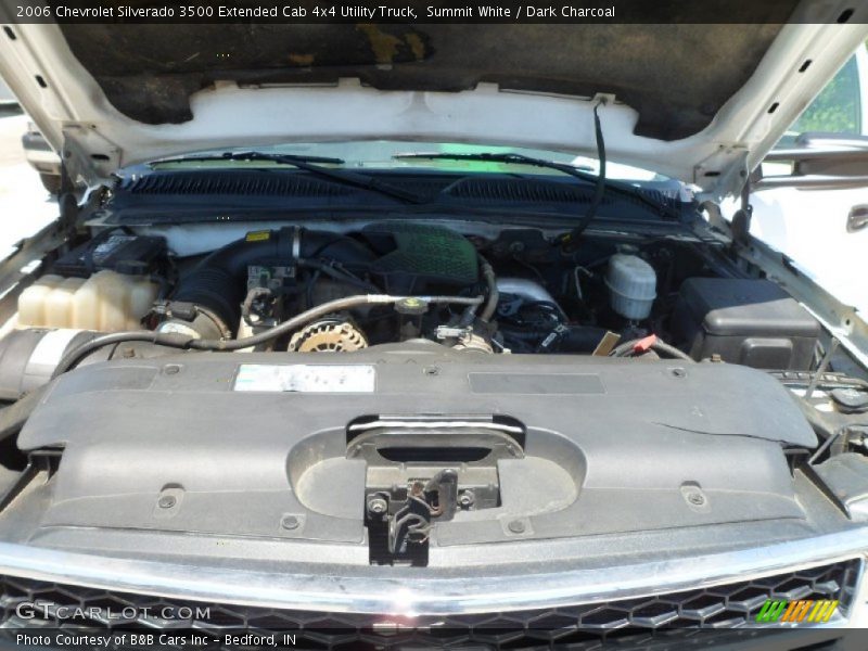 Summit White / Dark Charcoal 2006 Chevrolet Silverado 3500 Extended Cab 4x4 Utility Truck
