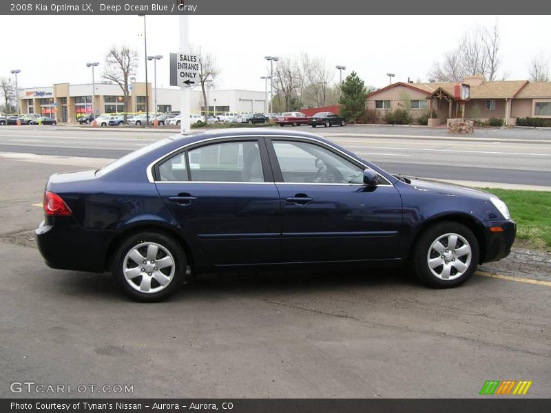 Deep Ocean Blue / Gray 2008 Kia Optima LX