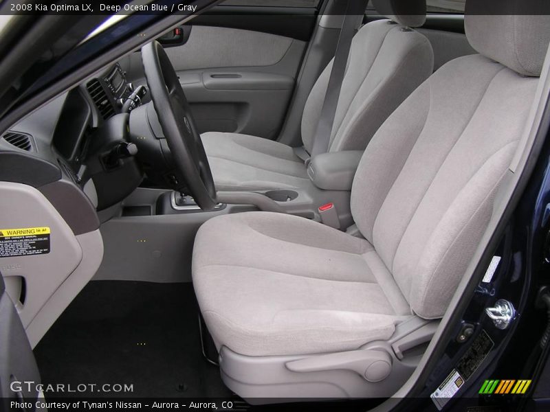 Deep Ocean Blue / Gray 2008 Kia Optima LX