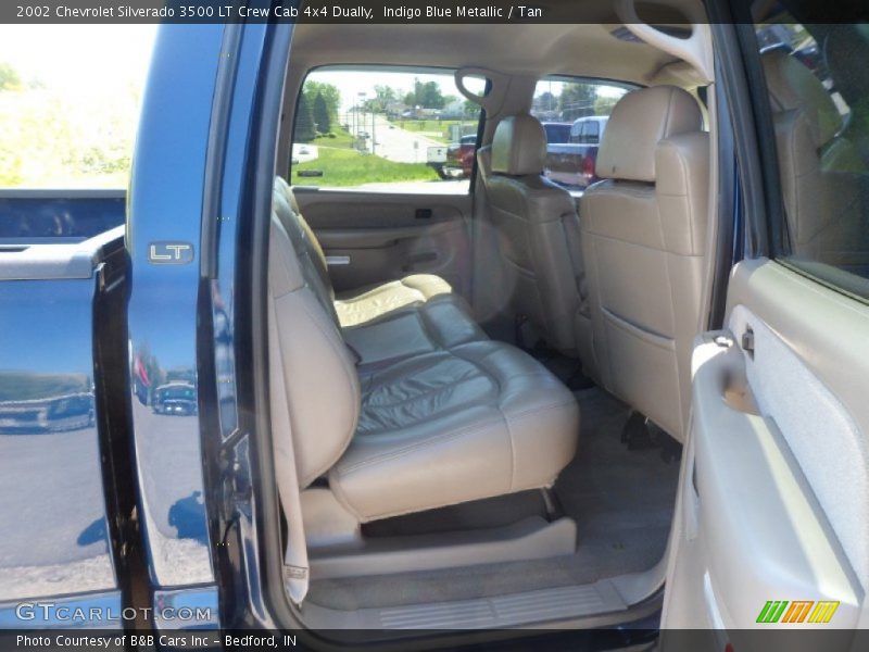 Rear Seat of 2002 Silverado 3500 LT Crew Cab 4x4 Dually