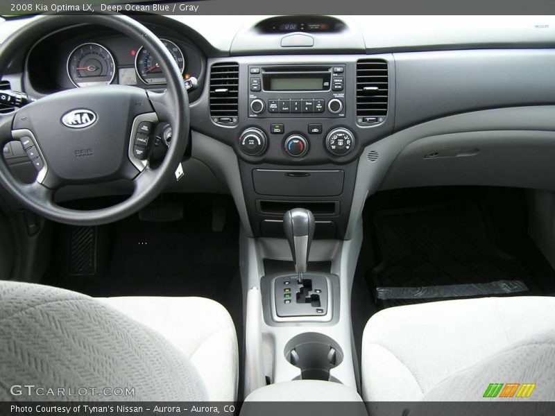 Deep Ocean Blue / Gray 2008 Kia Optima LX