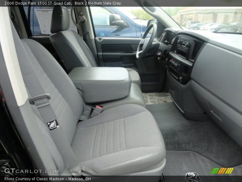 Black / Medium Slate Gray 2006 Dodge Ram 1500 ST Quad Cab