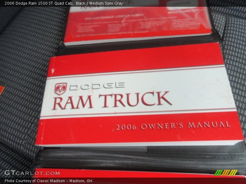 Black / Medium Slate Gray 2006 Dodge Ram 1500 ST Quad Cab