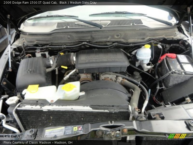 Black / Medium Slate Gray 2006 Dodge Ram 1500 ST Quad Cab