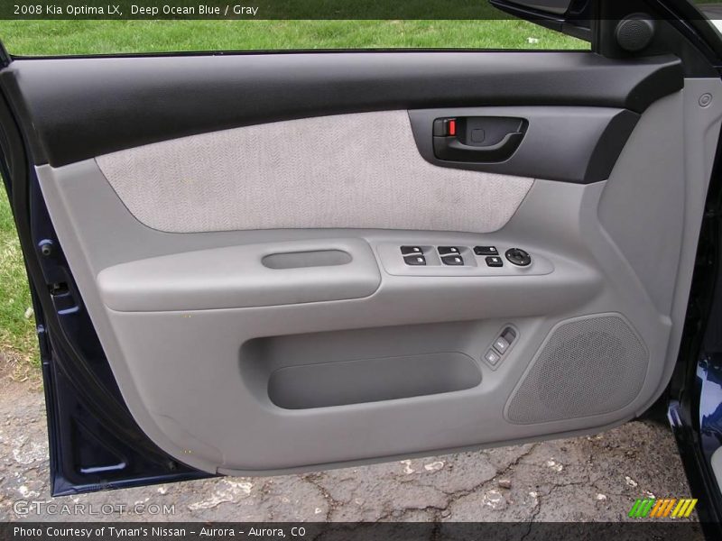 Deep Ocean Blue / Gray 2008 Kia Optima LX