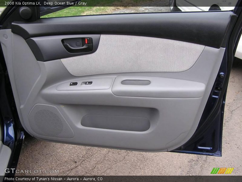 Deep Ocean Blue / Gray 2008 Kia Optima LX