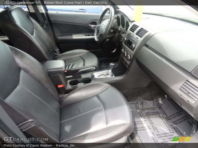 Brilliant Black Crystal Pearl / Dark Slate Gray 2010 Dodge Avenger R/T