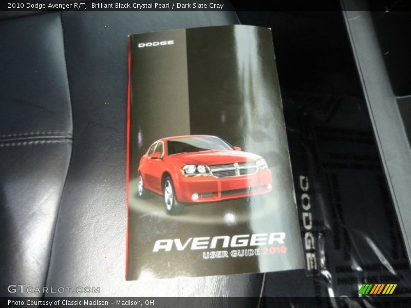 Brilliant Black Crystal Pearl / Dark Slate Gray 2010 Dodge Avenger R/T