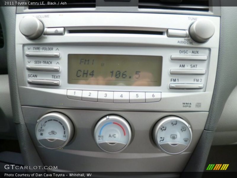 Black / Ash 2011 Toyota Camry LE