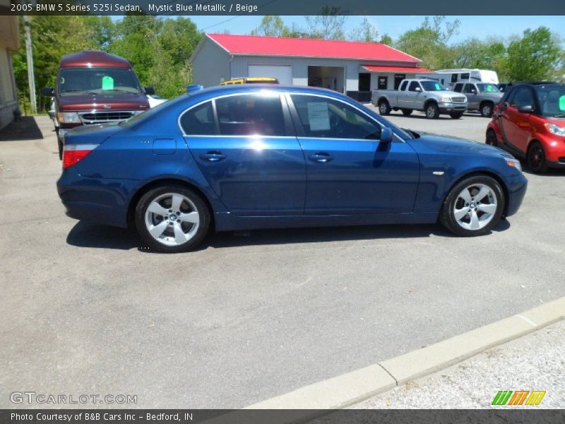 Mystic Blue Metallic / Beige 2005 BMW 5 Series 525i Sedan