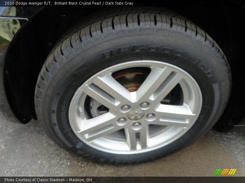 Brilliant Black Crystal Pearl / Dark Slate Gray 2010 Dodge Avenger R/T