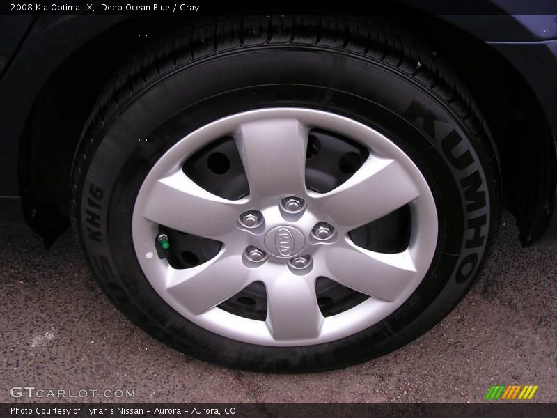 Deep Ocean Blue / Gray 2008 Kia Optima LX