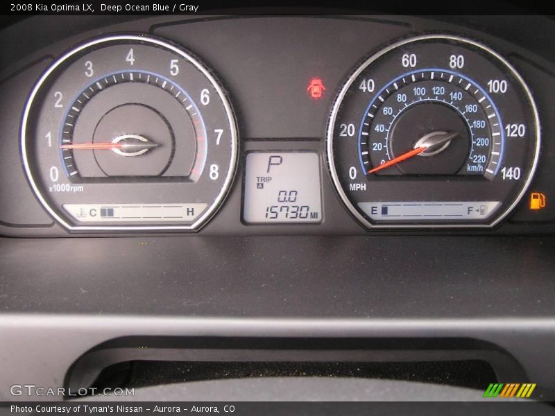 Deep Ocean Blue / Gray 2008 Kia Optima LX