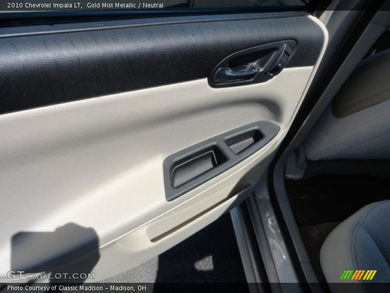 Gold Mist Metallic / Neutral 2010 Chevrolet Impala LT