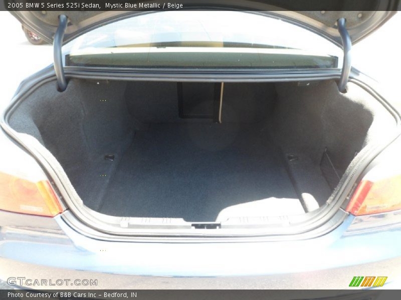 Mystic Blue Metallic / Beige 2005 BMW 5 Series 525i Sedan