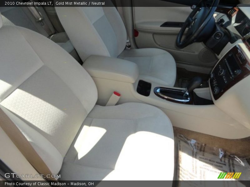 Gold Mist Metallic / Neutral 2010 Chevrolet Impala LT
