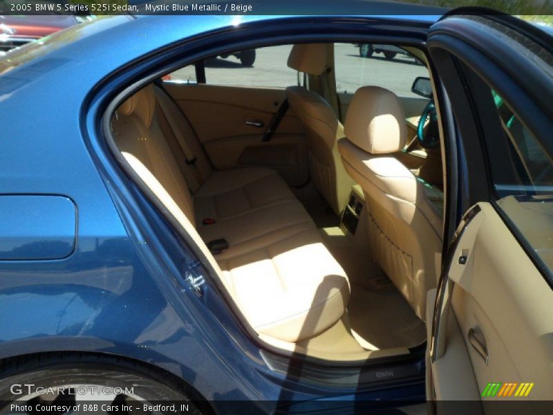 Mystic Blue Metallic / Beige 2005 BMW 5 Series 525i Sedan