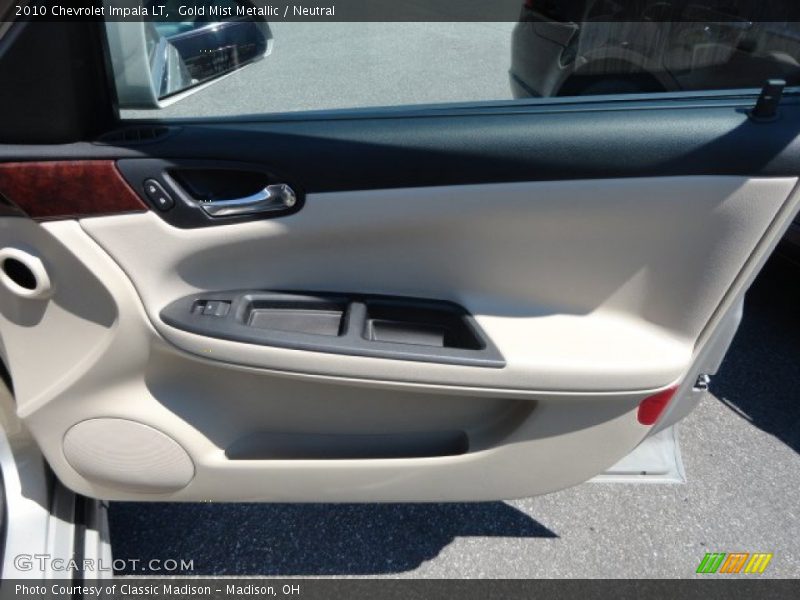 Gold Mist Metallic / Neutral 2010 Chevrolet Impala LT