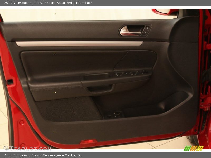 Salsa Red / Titan Black 2010 Volkswagen Jetta SE Sedan