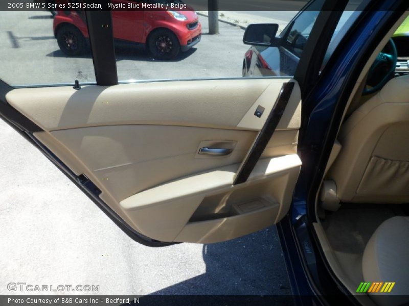 Mystic Blue Metallic / Beige 2005 BMW 5 Series 525i Sedan