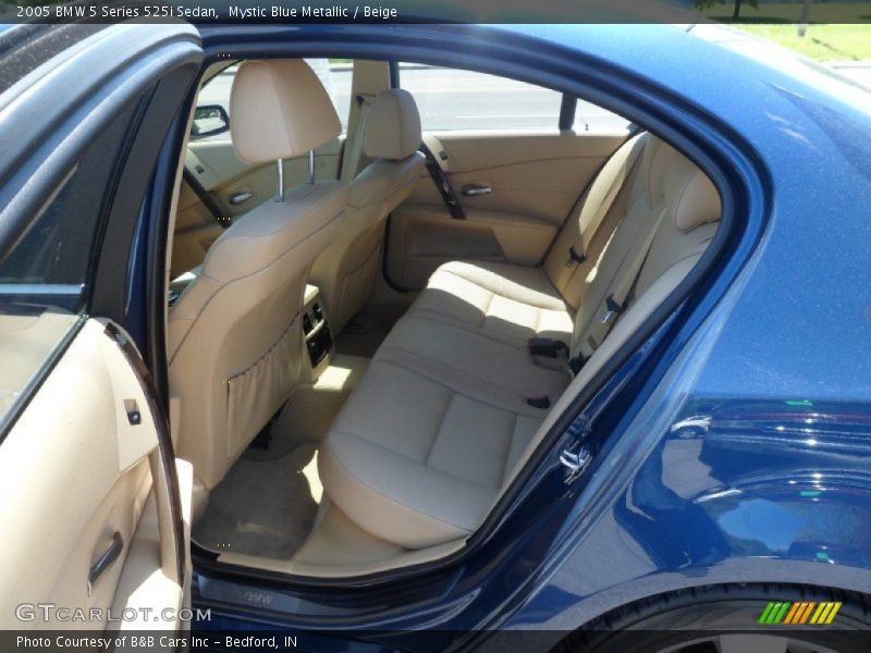Mystic Blue Metallic / Beige 2005 BMW 5 Series 525i Sedan