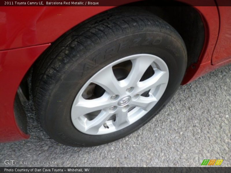 Barcelona Red Metallic / Bisque 2011 Toyota Camry LE