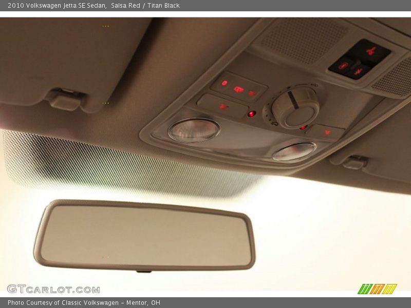 Salsa Red / Titan Black 2010 Volkswagen Jetta SE Sedan