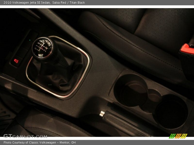 Salsa Red / Titan Black 2010 Volkswagen Jetta SE Sedan