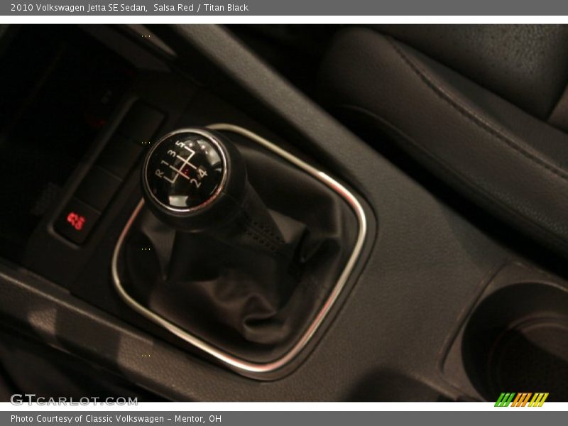 Salsa Red / Titan Black 2010 Volkswagen Jetta SE Sedan