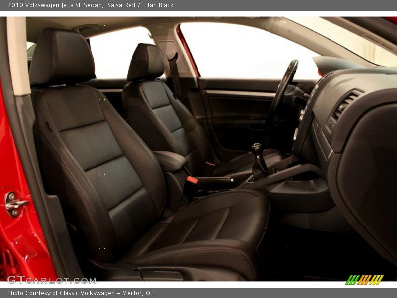 Salsa Red / Titan Black 2010 Volkswagen Jetta SE Sedan