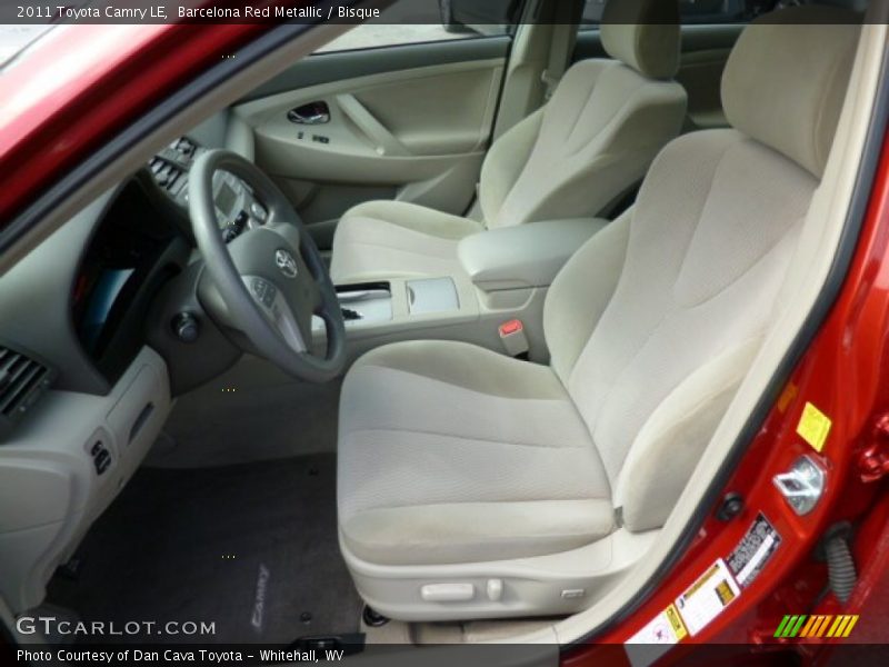 Barcelona Red Metallic / Bisque 2011 Toyota Camry LE