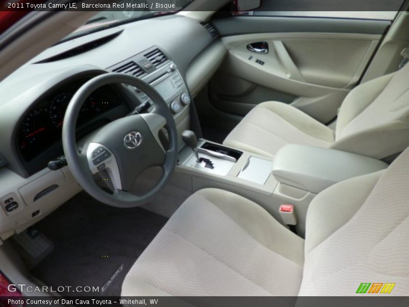 Barcelona Red Metallic / Bisque 2011 Toyota Camry LE