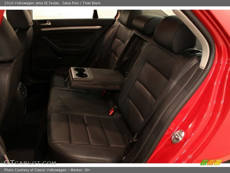 Salsa Red / Titan Black 2010 Volkswagen Jetta SE Sedan